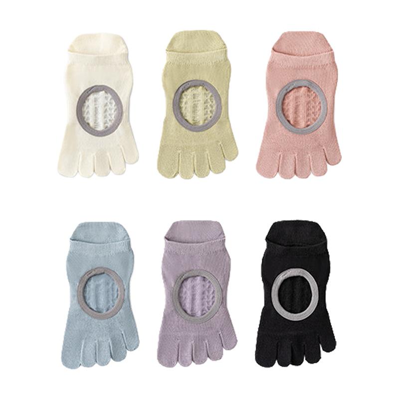 Five-finger Yoga Socks - Children's Anti-slip Sports Shoes for Showing The Back of The Feet, Dance, Pilates Fitness Training.