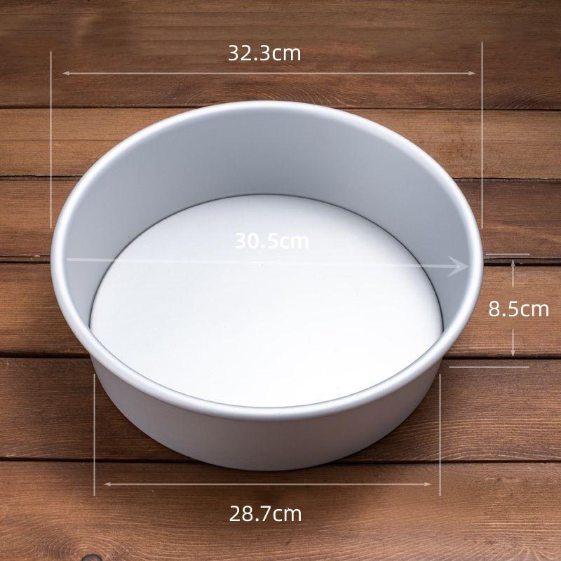 Aluminum Alloy Non-Stick Baking Pan with Removable Bottom for Chiffon Cakes and Mousse