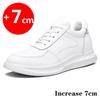 Sneakers Yükseltici Ayakkabılar Asansörlü Ayakkabılar Boy Uzatan Ayakkabılar Deri Ayakkabılar İç Tabanlıklar 7CM Erkek Günlük Yaşam Boy Uzatan Ayakkabılar