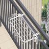 Balcony Railing Coat Rack, Window Sill Foldable, Portable, Space-saving, for Indoor Use,