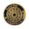 1Pc Golden Tarot Wishing Coin Lucky Coin Gold Plated Coin Sun Moonlight Constellation Commemorative Coin Love Coin