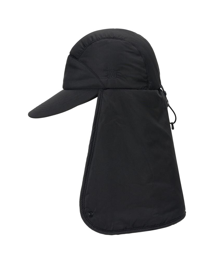 Bajal Va Square Windbreaker Cap Black