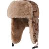 Men's Winter Camouflage Plush Lei Feng Hat with Ear Protection - Windproof Pilot Motorcycle Cap
