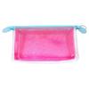 Sunstar Stationery Clear Neon Vivid Pink x Turquoise S2331284 Pouch, Mitte, Glitter, Blue,