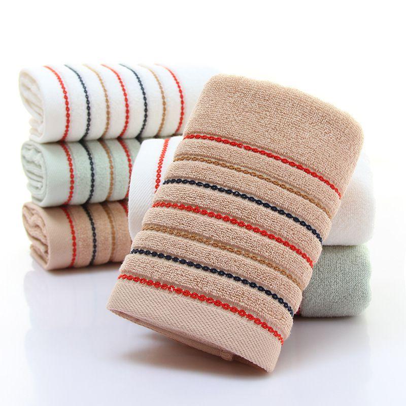 Large Striped Cotton Towel Soft And Absorbent Bath And Shower Towel For Adults And Kids