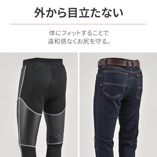 Daytona Motorcycle Gel Pants, Double Layered, Winter, Windproof, Cold Protection, Butt Pain Relief, DI-010 Windproof Honeycomb Gel Pants, XL Size