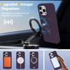 Magnetic Liduid Silicone Phone Case For iPhone14 11 12 13 16 Pro Max 15 14 16 Plus Magsafe Stand Charge Protector Soft Cover