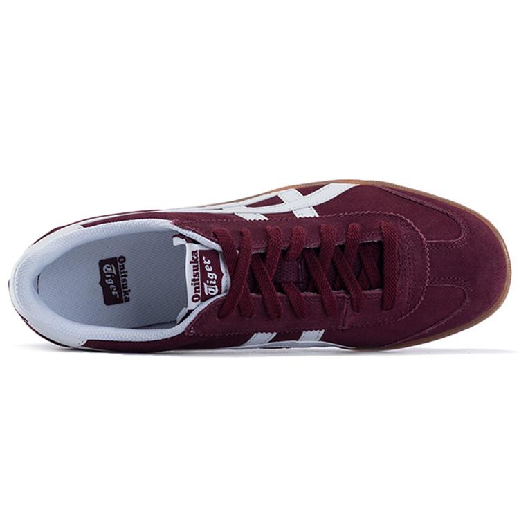 Onitsuka Tiger Tokuten Casual Abrasion Resistant Balance Low top Skateboard Shoes Unisex Burgundy D3B2L-2901