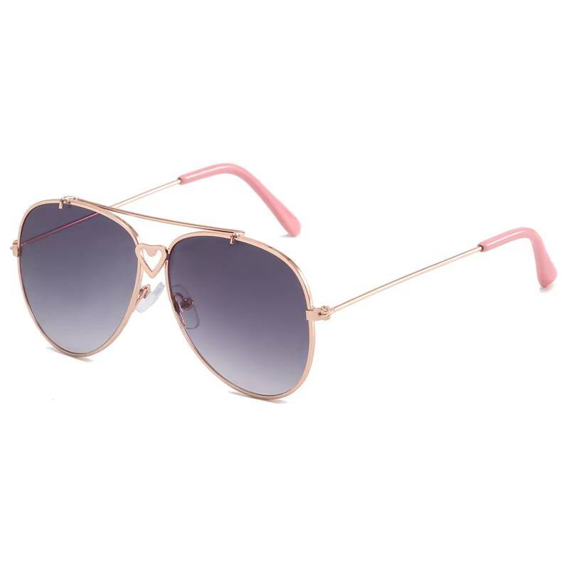 

2026 Retro Fashion Metal Children s Sunglasses Edition Travel Concave Shaped Glasses Baby Trendy Sunglasses серый