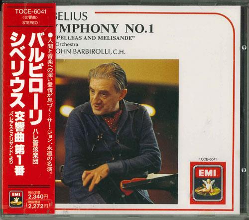 

CD HARLE ORCHESTRA, BARBIROLLI (JOHN) - Symphony No. 1 in E minor TOCE6041 Japan Classical Used