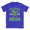 Funny   Meme  Six Seven Bruh St Patricks DayTShirt Summer Pure Cotton TShirts Unisexs Harajuku Casual TShirt ShortSleeve