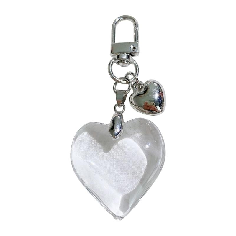 Stylish Heart Pendant Multifuntional Jewelry Fashionable Keychain Accessory Bag Ornament Suitable for Dresses and Tees