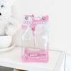 New Transparent Data Cable Storage Bag PVC MIni Dolls Storage Pouch Colorful Dustproof Dolls Outdoor Bag for 13cm Dolls