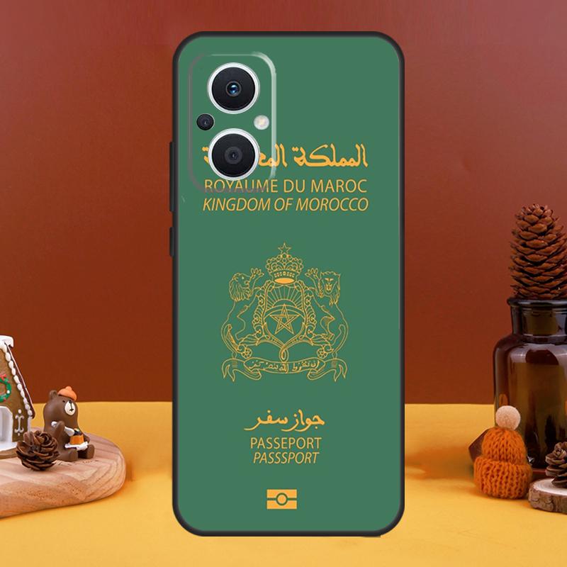 Marokko Flagge Wappen Hülle für OPPO Reno 8T 4Z 5Z 10 Pro 11 F 4 5 6 7 8 Lite OPPO Find X5 X6 Pro X2 X3 Lite Hülle