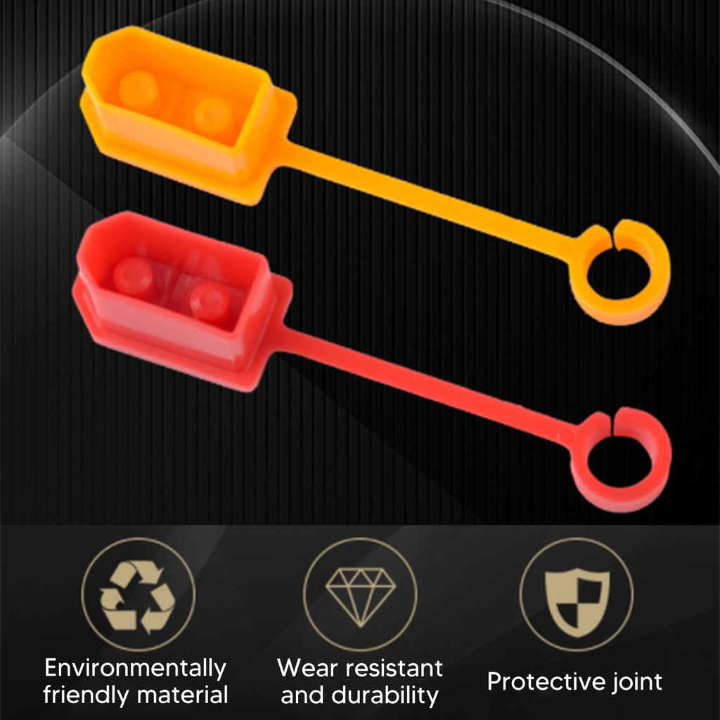 30Pcs Drone Lithium Battery Terminal Covers Waterproof Dustproof Lithium Battery Plug Protective Case for XT60 Plug
