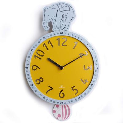 Yamato Kogyo Circus Clock Elephant Size: Approx. W23 D3 H37.5 YK17-105