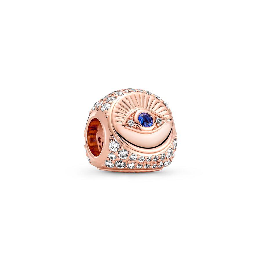Brillante Europeo Bricolaje Serie Oro Rosa Chapado Flor BOO Colgante Clip Pata Corazón Cuenta Ajuste Pulsera Plata Joyería Regalos