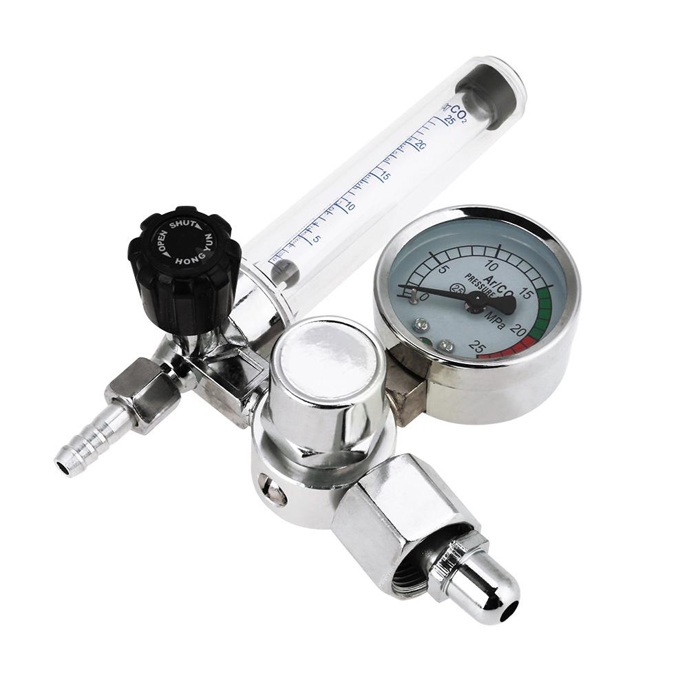 25MPa Argon Meter Pressure Reducer for or 8 Mig Tig Welding, Stable Voltage Regulation, Slippery and Design, Compact Structure,