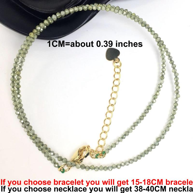 Cutting Flash Beads Gemstones for Men and Women Necklace Bracelet Crystal Quartz agate Choker Jewelry Party Gift Fashion 2-3mm