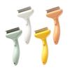 Pet Detangling Comb, Deshedding Tool with Curved Stainless Steel Teeth, Gentle Grooming And Dematting Brush for Long Hair Dogs Cats