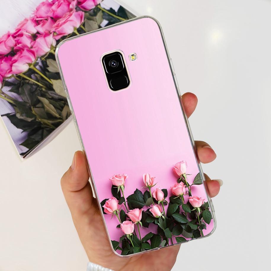 For Samsung Galaxy A6 A8 Plus Case 2018 Case Fashion Butterfly Soft Clear TPU Phone Cover For Samsung A6+ A8+ A 6 A 8 2018 Funda