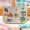 30Pcs DIY Scrapbook Stickers Cartoon Decorative Magazine Photo Card Stickers Matte Film Glossy Film Materials For Notebook Diary
