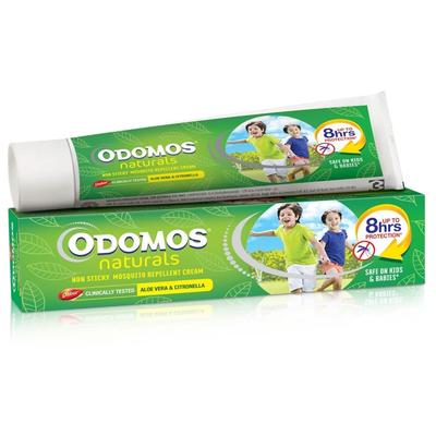 Odomos Naturals Krem Odstraszający Komary Nie Klejący 100 g Chroni 12 Godzin