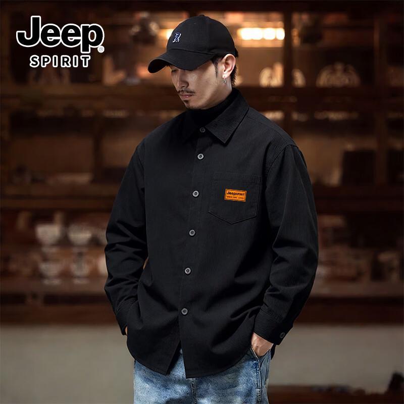 

JEEP SPIRIT Men s Heavyweight Corduroy Overshirt 5XL