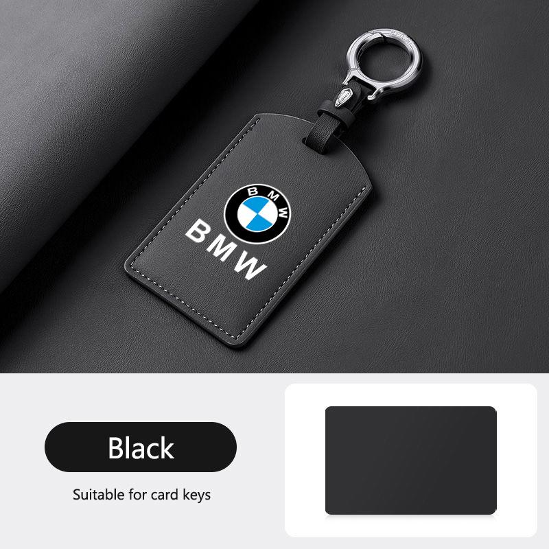 High Quality Leather Car Smart NFC Card Key Case Cover Shell For BMW M M3 M5 M4 Series X1 X3 X5 X6 X7 535le Keychain Accessories HV0