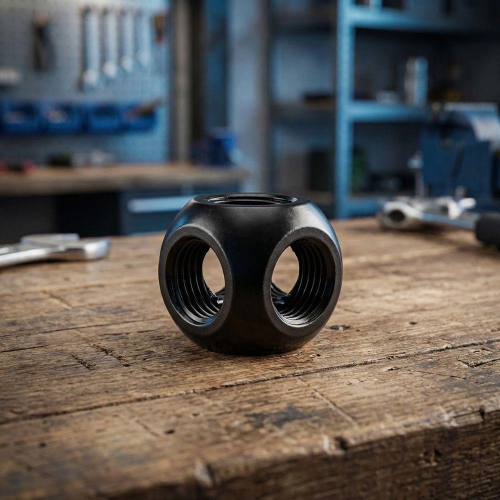 G1/4 Spherical Tube Connector 4-way PC Water Cooling  Water Cooling Modders