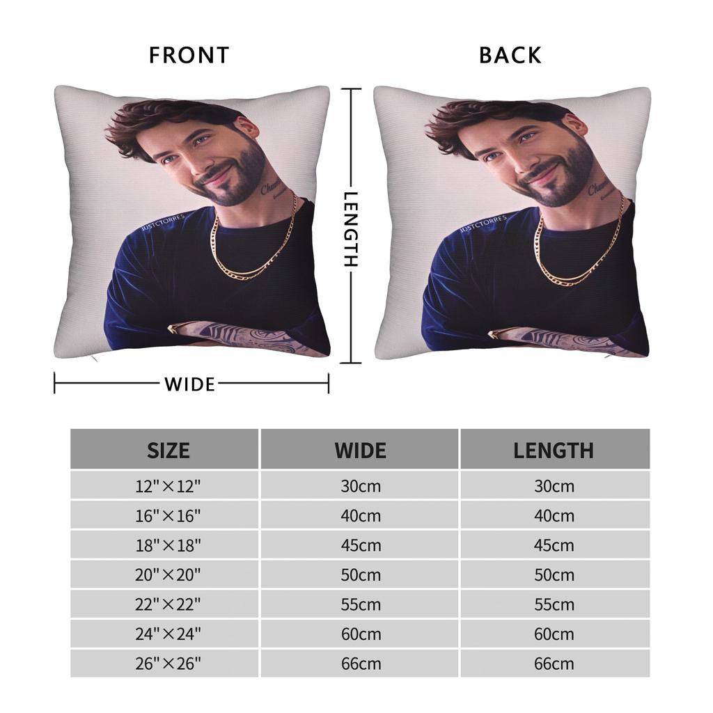 C-Charly Flow Pillow Cover Funny Pillow Case For Living Room Bed Chair Custom Pillowcases Birthday Gift