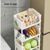 Multi-layer Kitchen Storage Rack for Snacks, Fruits, and Vegetables
