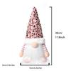 Gnome 30cm Christmas Decorations Light Up Christmas Gnomes Plush Doll Ornaments Knited Elf Dwarf Gift Home Table Decor