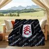1 Stück Fulham F.C Bedruckte Weiche Flanelldecke Überwurf für Schlafzimmer Wohnzimmer Sofa Camping Reise Fan Geschenke Weihnachtsgeschenke
