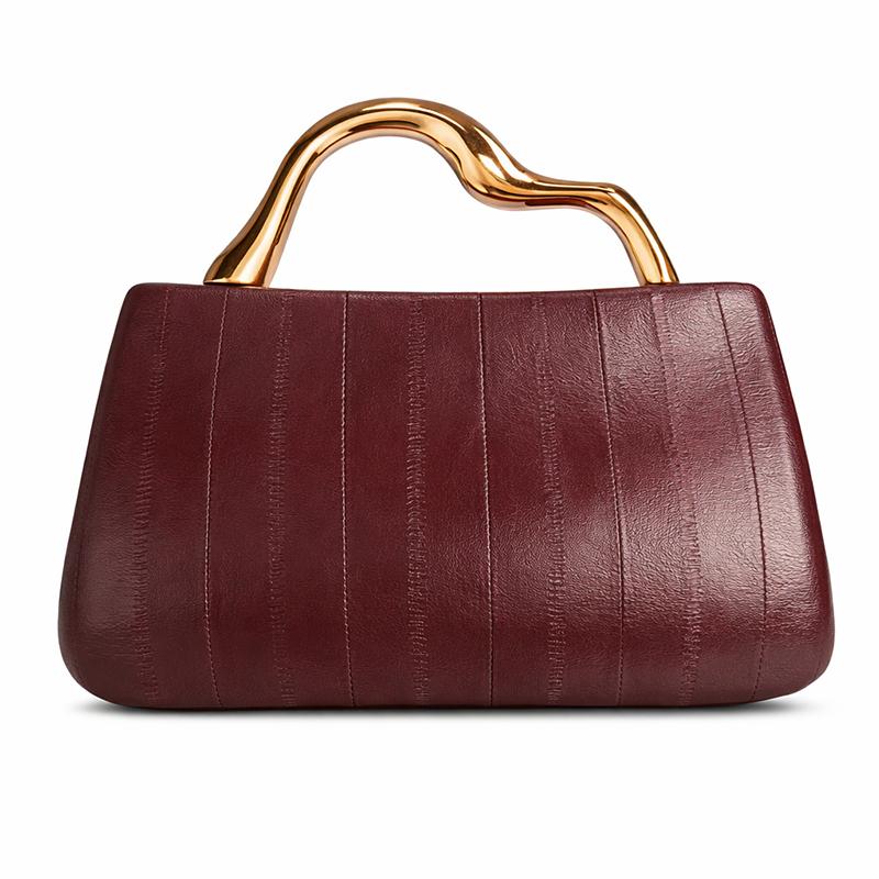 

Crossbody Bag Shoulder Pu Leather Small Handbag Stylish Clutch Evening Bag. New Arrival Backpacks Woman Women s Wedding Bags Fur 20x8x11cm бордовий