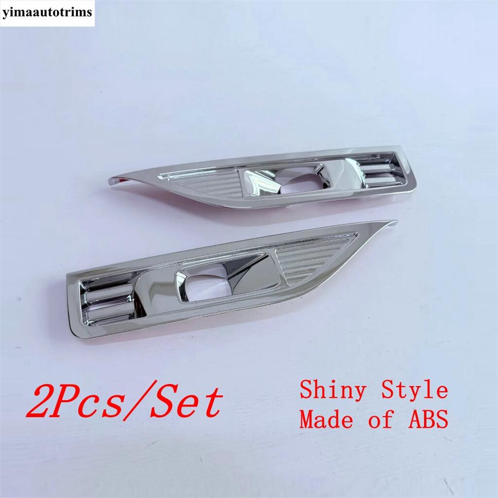 Rearview Mirror / Front Fog Light Lamp / Fuel Oil Tank Cap Cover Trim For BYD SHARK 2024 2025 Black / Carbon Fiber Accessories