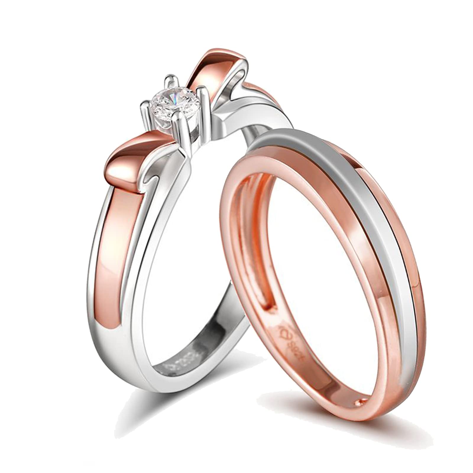 

Pairing Ring Ring Ring Wedding Ring Engagement Ring Couple Ring Engagement Ring with Exclusive Gift Box Birthday White Day Present Gift [Jeulia]