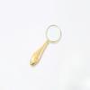 1Pc MG18155-1 Gold Metal 45mm Magnifying Glass Handheld Magnifying Glass