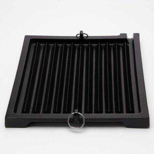 Endo Shoji Commercial Square Grill Pan, Large, Cast Iron, AGL06001