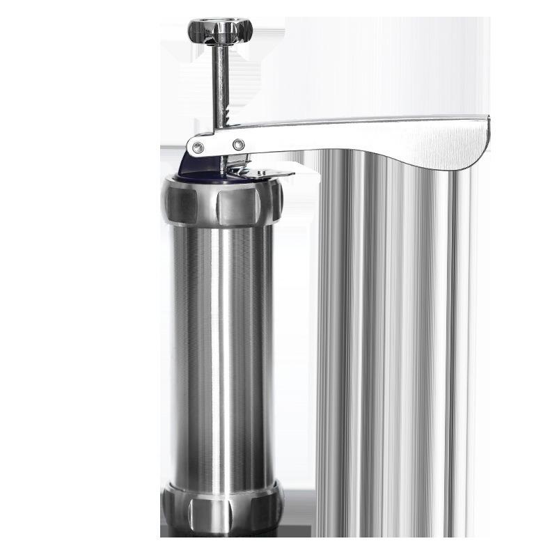 Cookies Mold Gun Baking Tools Aluminum Alloy Piping Nozzle 20 Pieces Solute Bean Squeezer Bag Set Baking