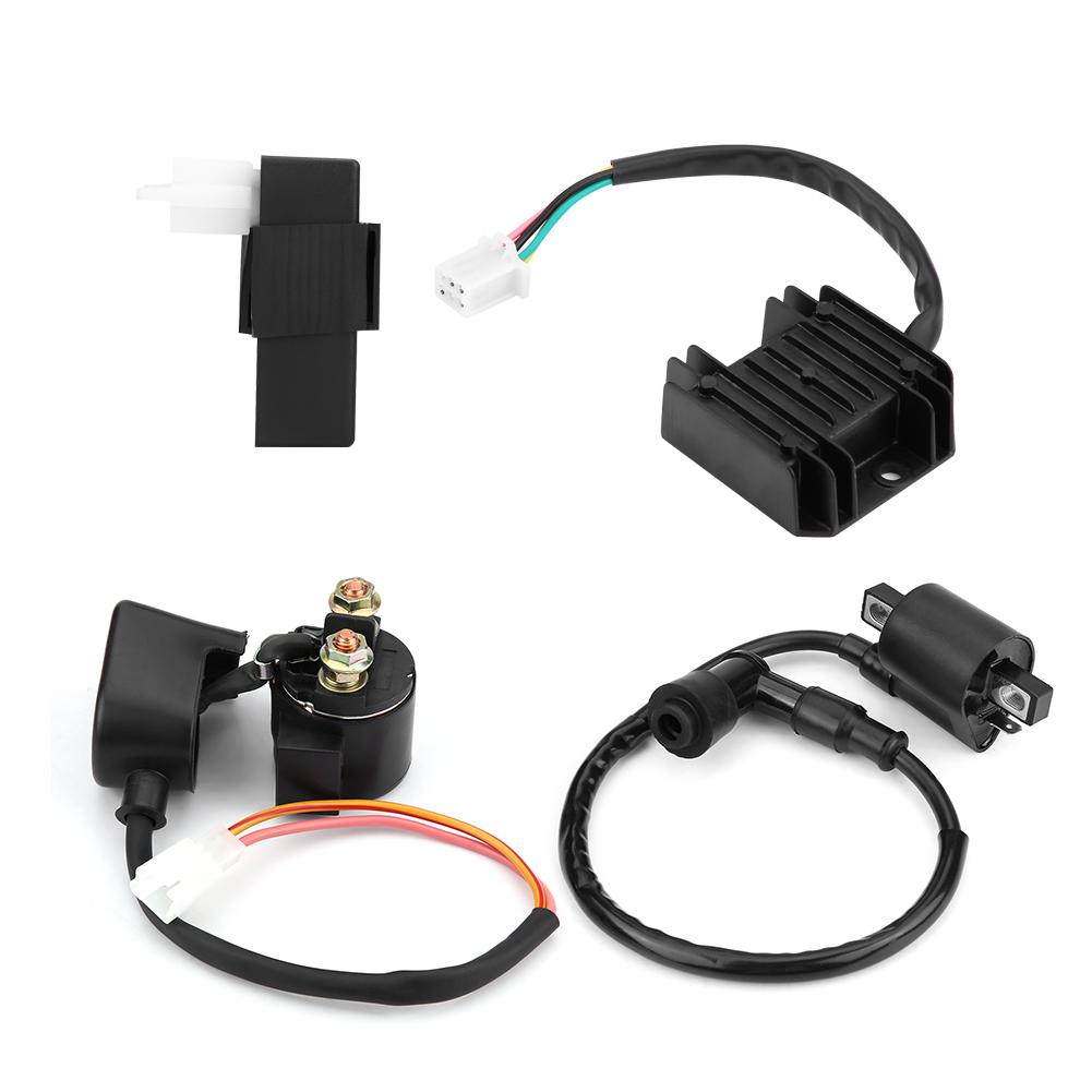 Coil CDI Unit  Rectifier Regulator  Solenoid for 150cc 250cc PIT Quad Dirt Bike ATV Buggy