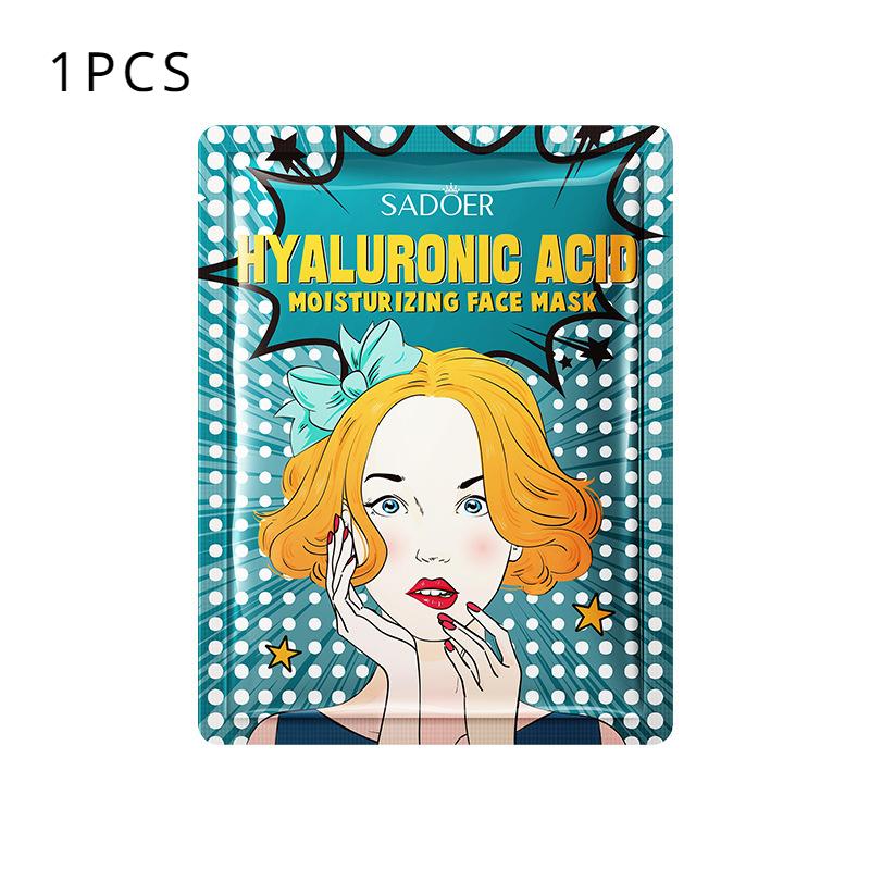 

SADOER Hyaluronic Acid Moisturising Goddess Mask Увлажняющая и увлажняющая маска-патч 1pcs