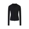 Korean Retro Double Zipper Hooded Sweatshirt Jacket - Women's Slim Fit Long Sleeve Autumn Top