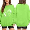 Unisex Lightweight Long Sleeve Neck Pullover Sweatshirt with Stylish Print