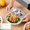 10/100pcs Aluminum Foil Cover Heat-Resistant Insulation Lid for Bowls Plates Keep Food Warm Fresh Kitchen Food Grade Cling Wrap