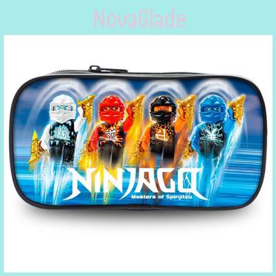 Ninjago Federmäppchen für Schüler mit Nylonmaterial und Aufbewahrungstasche