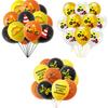 10Pcs Construction Tractor Theme Excavator Balloons Racing Cars Balloon Firefighter Cars Balloons Set Boys Birthday Globlos