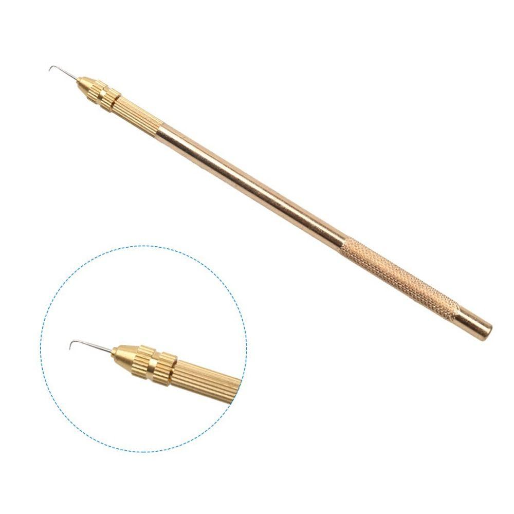 5pcs/set Durable Ventilating Needles Golden Wig Making Kit Wig Accessories Lace Wig Needles  DIY