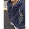2025 Men's Autumn/Winter Patchwork Hooded Sweatshirt