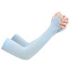 Unisex Ice Silk Sun Protection Arm Sleeves - Anti-UV, Breathable, Plus Size for Cycling, Driving, Outdoor Activities